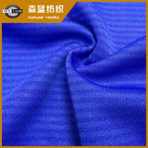 北京横条针眼布 Polyester ​line look eyelet fabric